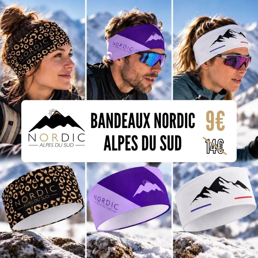 🏔️ Bandeaux Nordic Alpes du Sud - Unisexe – Performance & Style