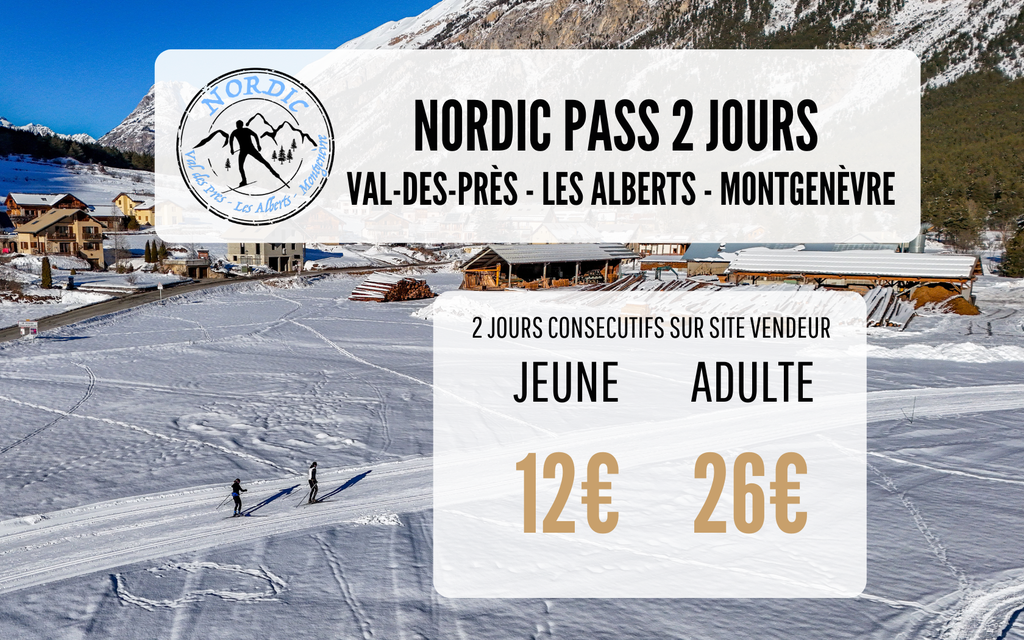 Nordic pass val clarée 2 jours consécutifs